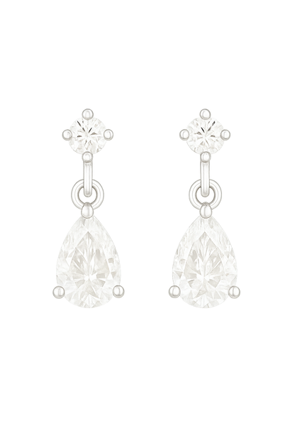 Rianne Baguette Diamond Linear Drops