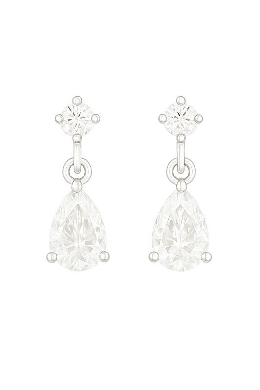 Rianne Baguette Diamond Linear Drops