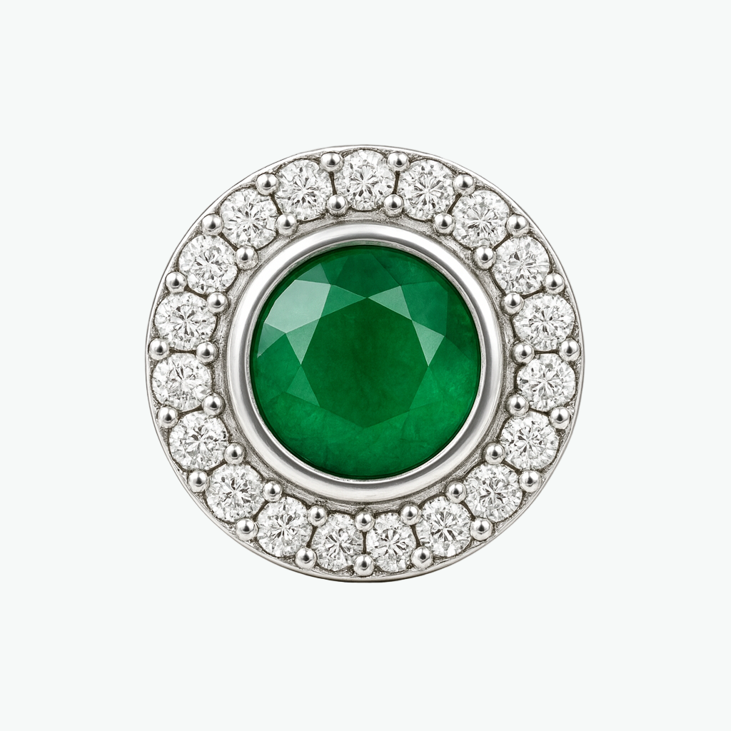 Rianne Emerald Halo Nosepin