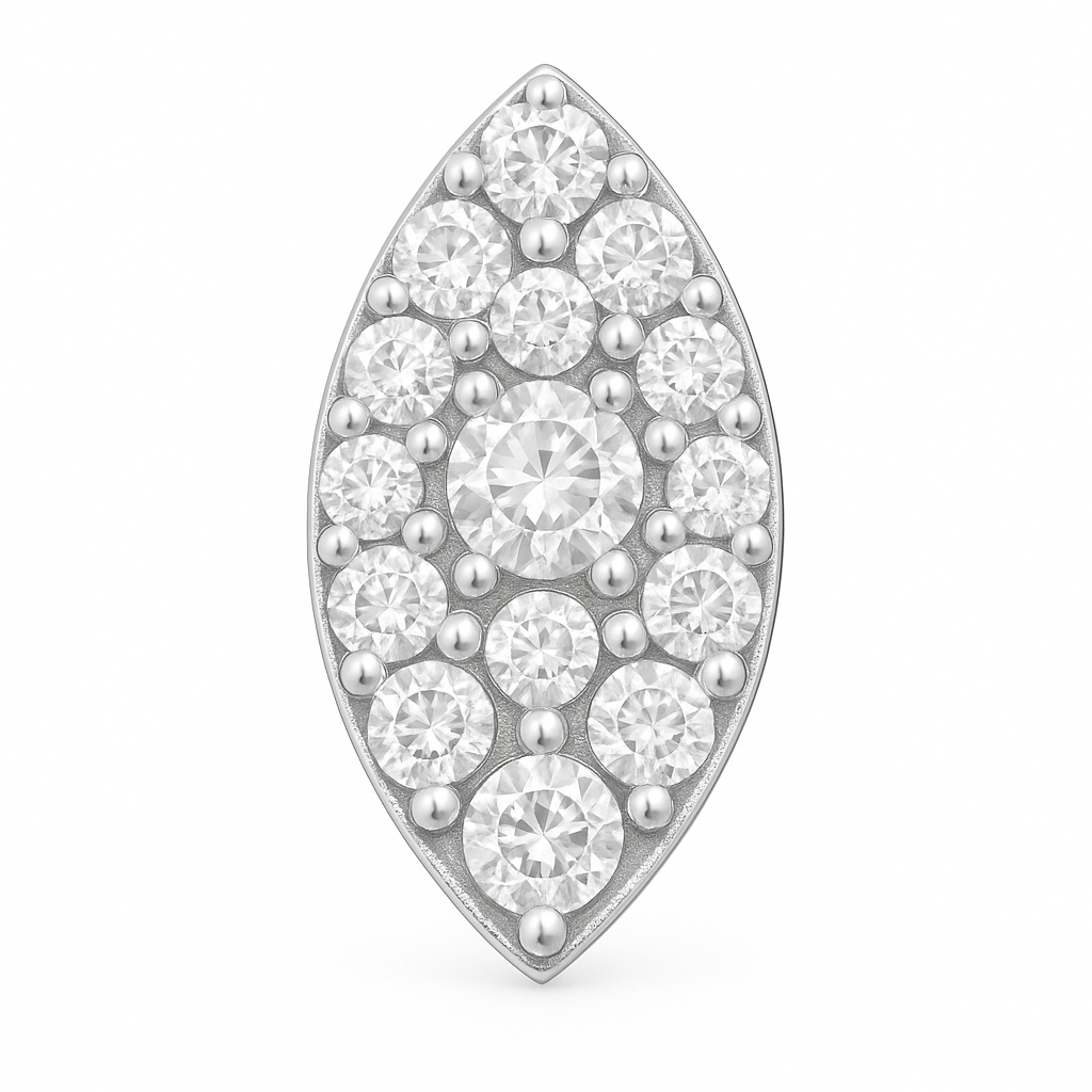 Rianne Marquise Diamond Cluster Nosepin
