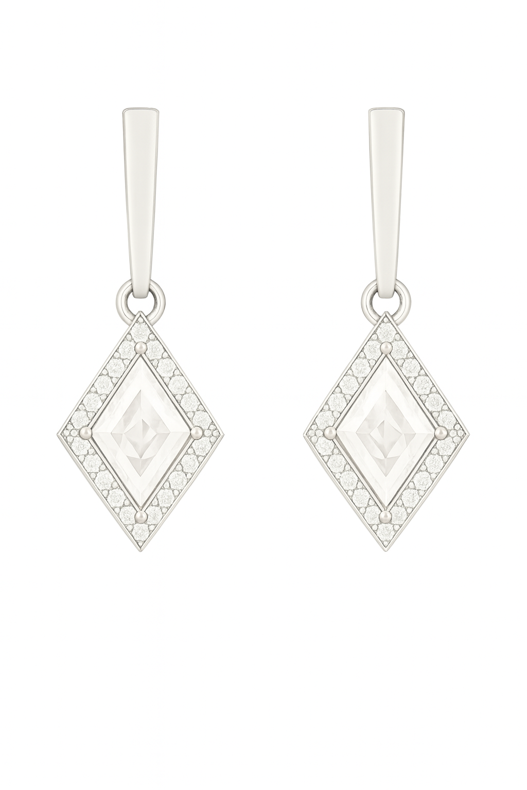 Rianne Diamond Halo Kite Earrings