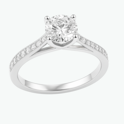 Rianne Classic Split Shank Solitaire Ring