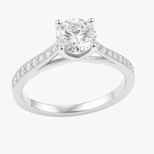 Rianne Classic Split Shank Solitaire Ring