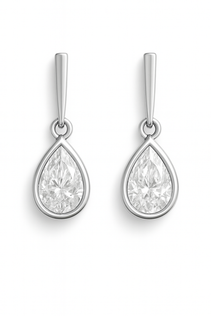 Rianne Classic Teardrop Diamond Earrings