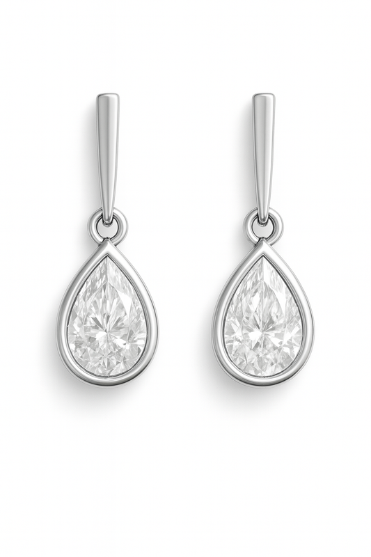 Rianne Classic Teardrop Diamond Earrings