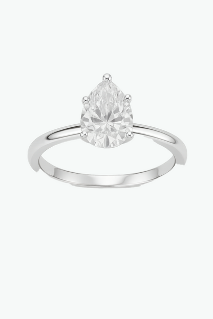 Rianne Pear Solitaire Ring