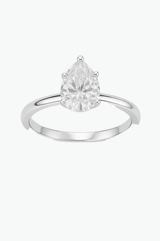 Rianne Pear Solitaire Ring