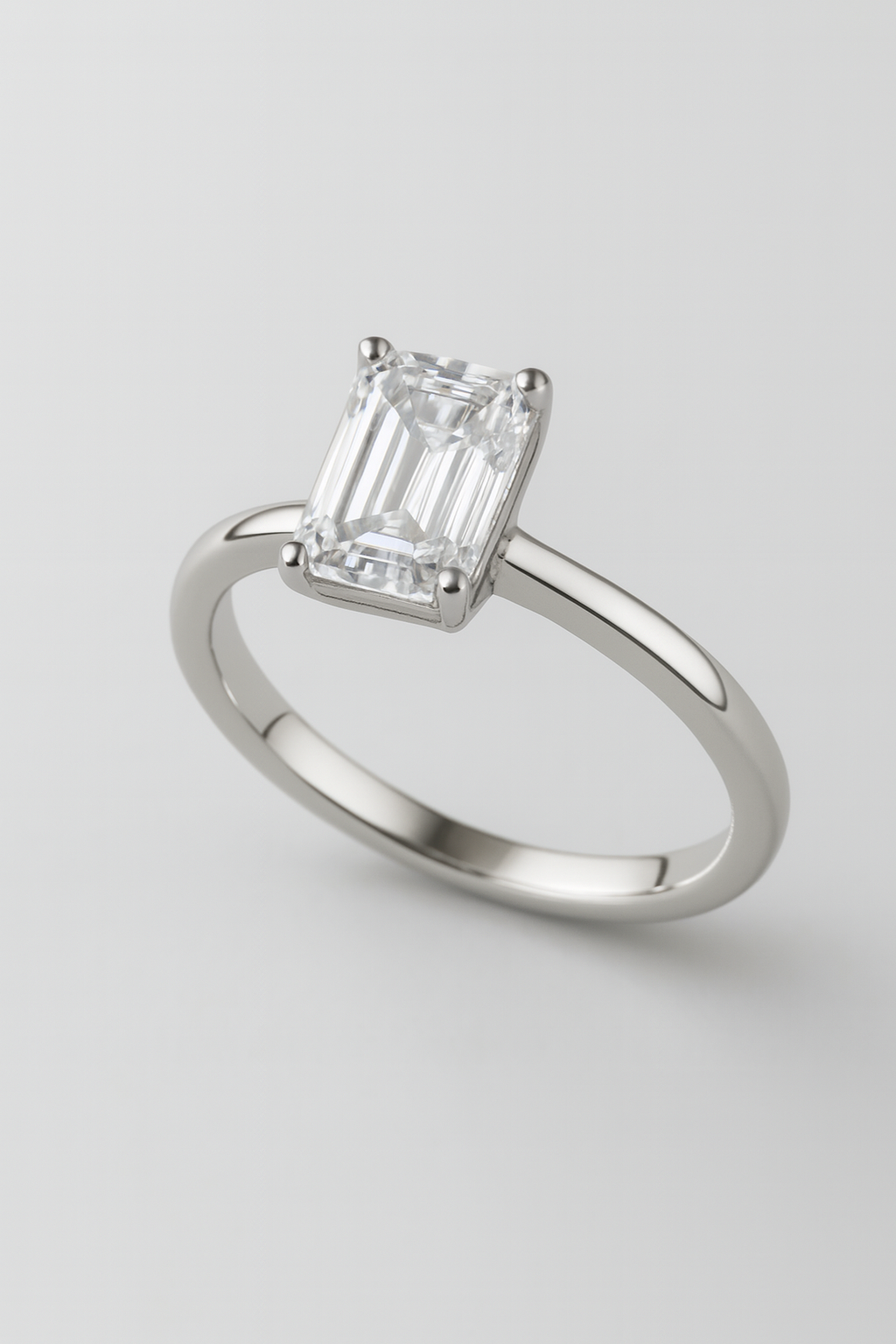 Rianne Emerald-Cut Solitaire Ring