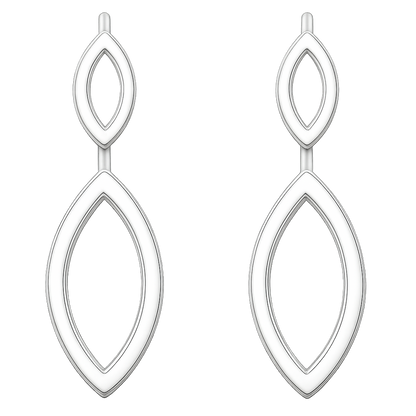 Rianne Pear Solitaire Studs