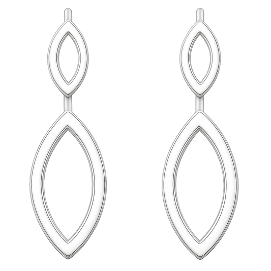 Rianne Pear Solitaire Studs