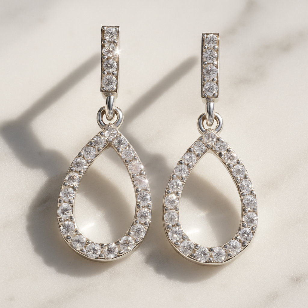 Rianne Pear & Round Dual Drops