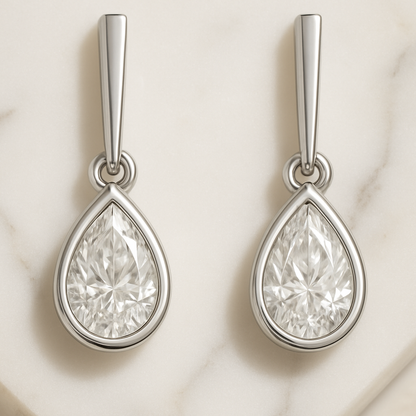 Rianne Classic Teardrop Diamond Earrings