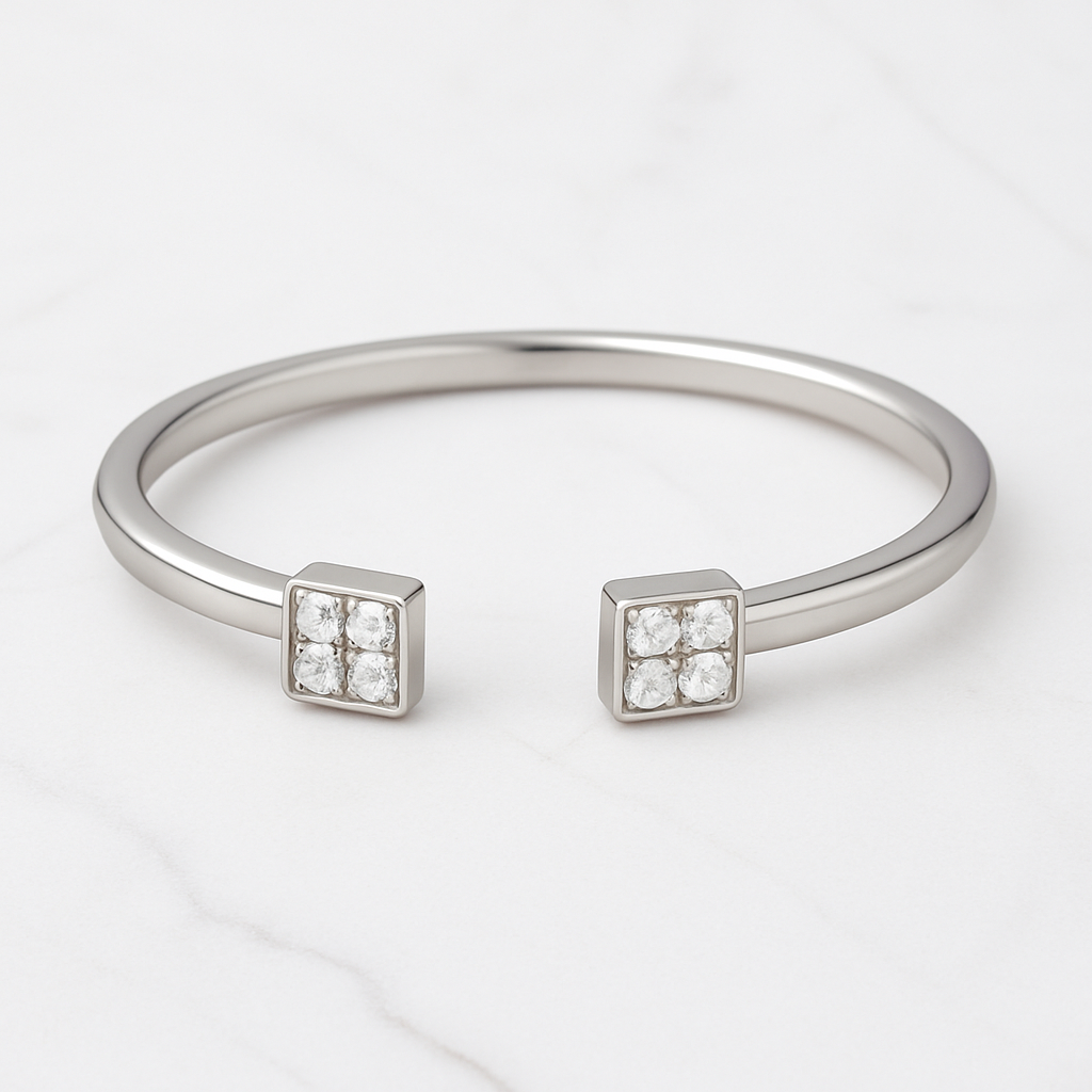 RIANNE Dual Square Bangle