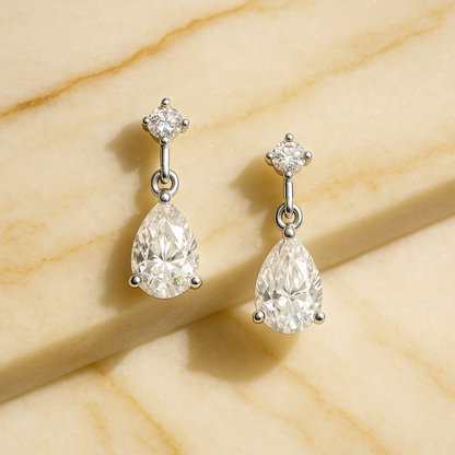 Rianne Baguette Diamond Linear Drops