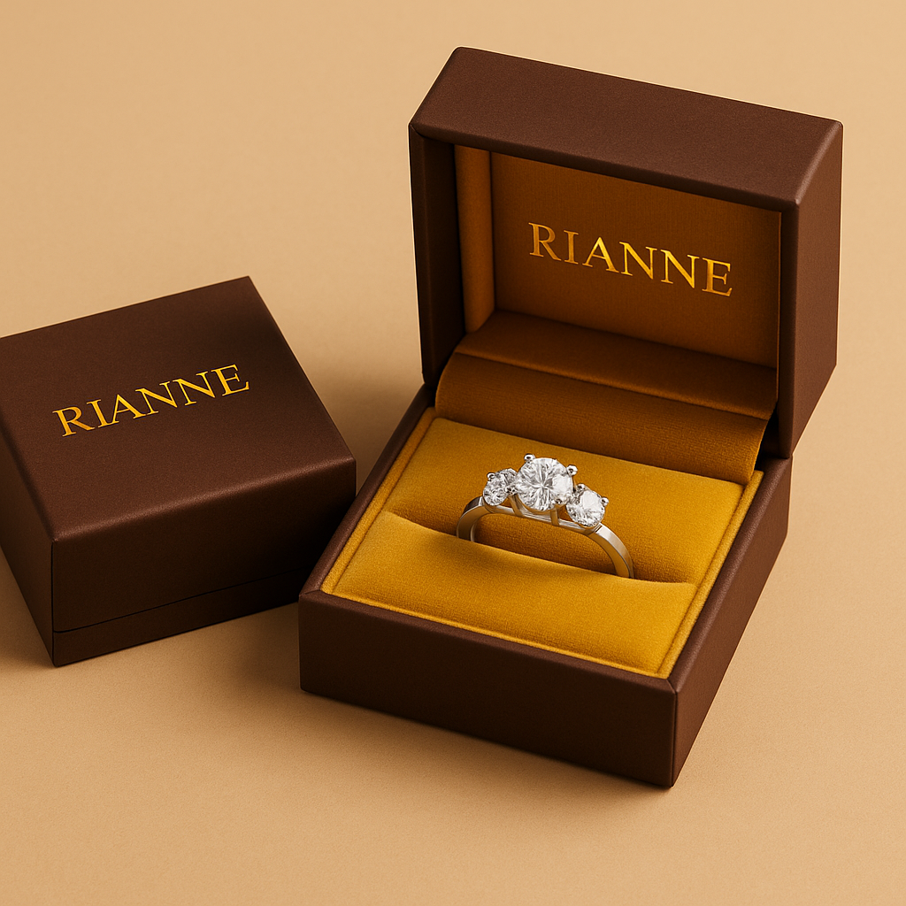Rianne Three-Stone Diamond Ring