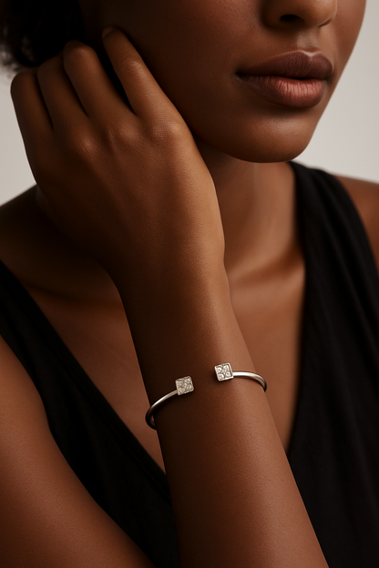 RIANNE Dual Square Bangle