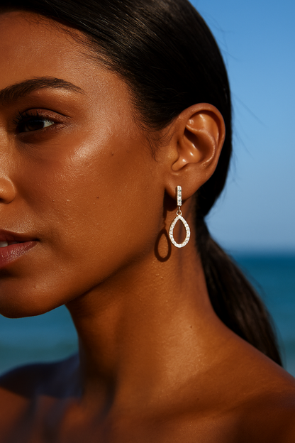 Rianne Pear & Round Dual Drops