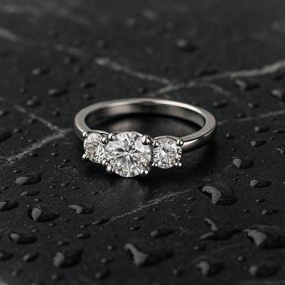 Rianne Three-Stone Diamond Ring