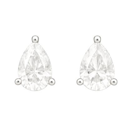 Rianne Pear-Cut Solitaire Studs