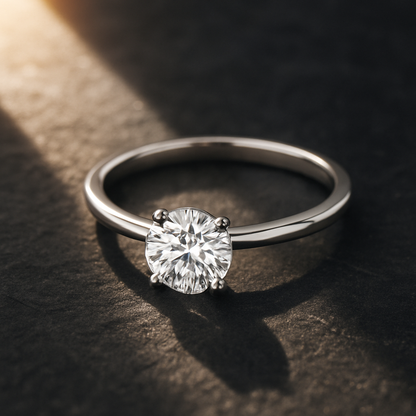 Rianne Classic Round Solitaire Ring