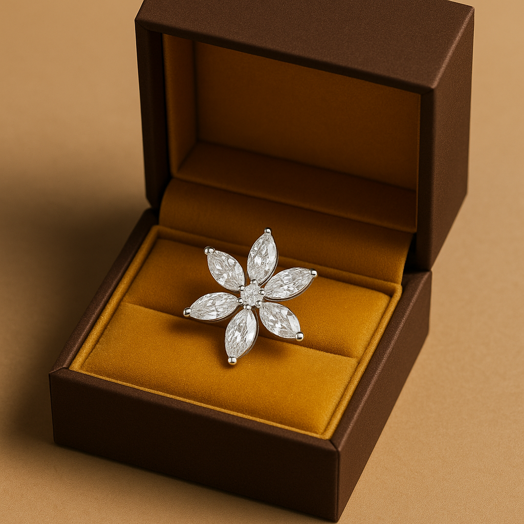 Rianne Floral Diamond Nosepin