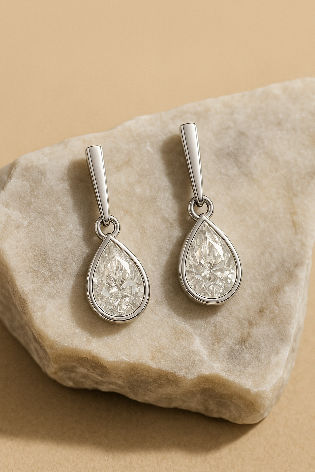 Rianne Classic Teardrop Diamond Earrings