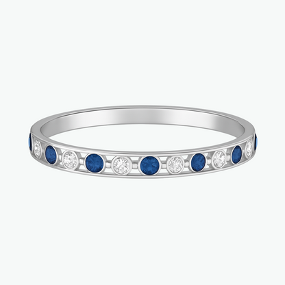 RIANNE Sapphire Moissanite Classic Bangle